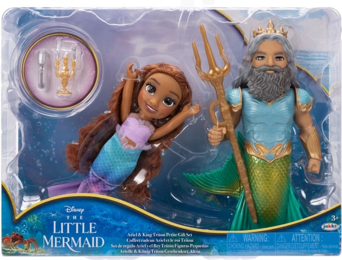 Disney Ariel – set de figurine Ariel și Triton 15 cm