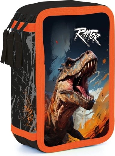Penar școlar cu trei etaje Dino fără rechizite