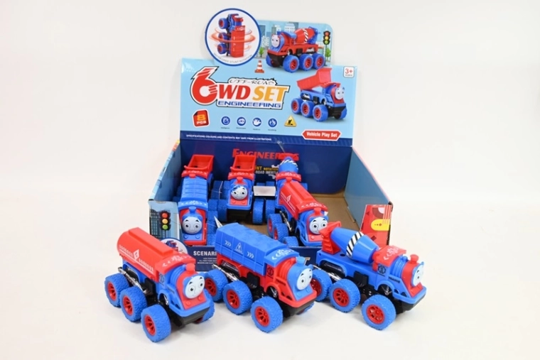 Mașinuță din plastic pentru copii – locomotivă 14,5 cm