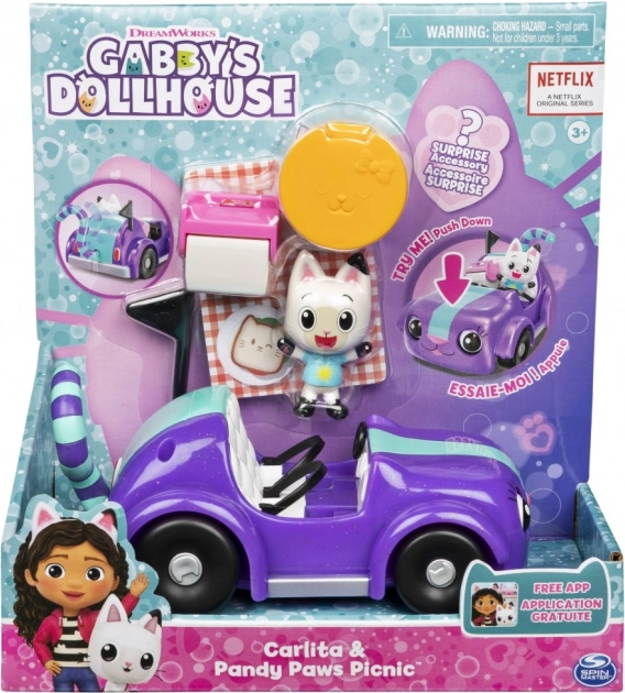 Căsuța magică a lui Gabi Vehicul cu figurină