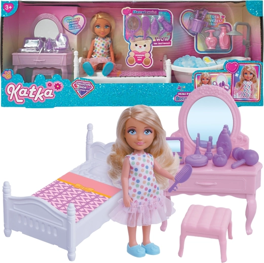 Păpușa Katka cu baie și accesorii
