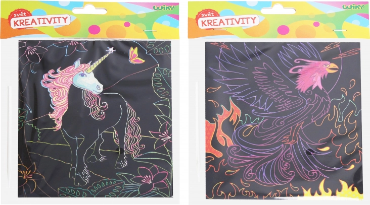 Imagini răzuibile 18 × 14,5 cm – set de 4 foi