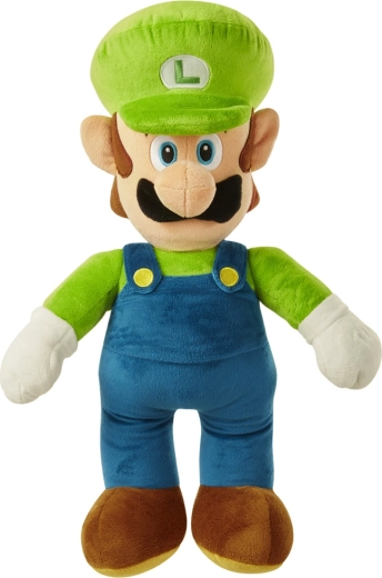 Figurină de pluș Super Mario - Luigi 30 cm