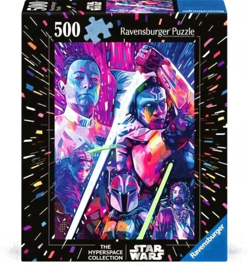 Puzzle Ravensburger Star Wars Hyperspace: Ahsoka XXL 500 piese