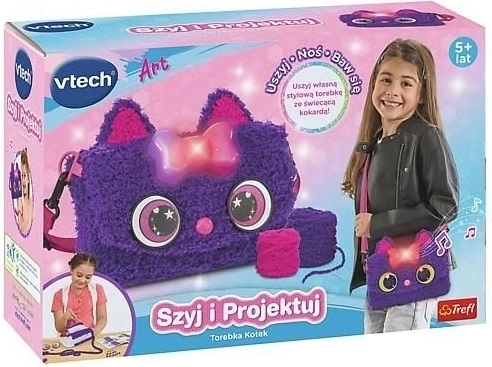 VTech set creativ pentru realizarea unei poșete tip pisicuță