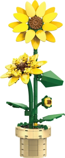 Floare realistă din piese