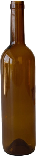 Sticlă de sticlă pentru vin 750 ml maro sau verde