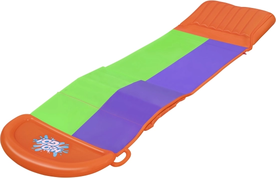 Tobogan acvatic SplashCoaster pentru 2 copii 3+ BESTWAY 488 cm cu duș și rampă