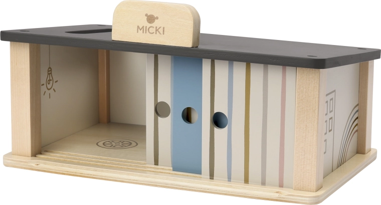 Garaj și atelier auto din lemn Micki pentru copii
