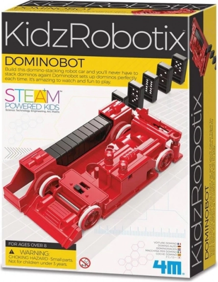 Set educațional Dominobot – robot pentru aranjarea pieselor de domino