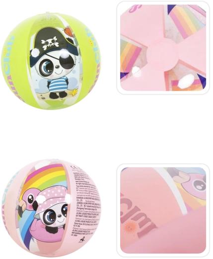 Motive drăgălașe cu panda și curcubeu