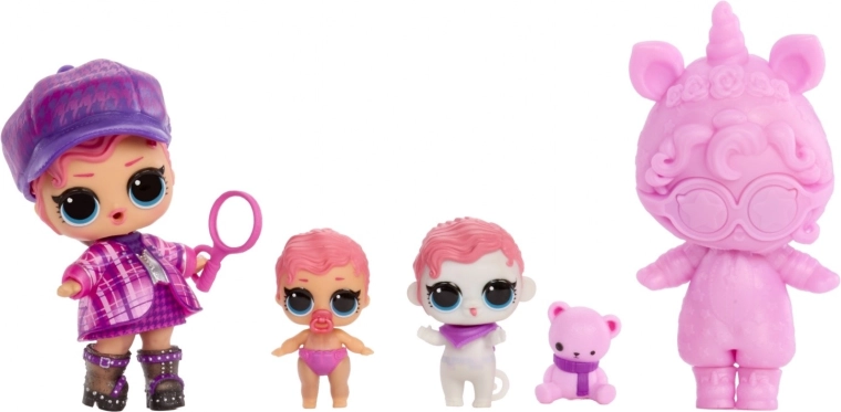 Păpușă fashion, bebeluși și animăluț