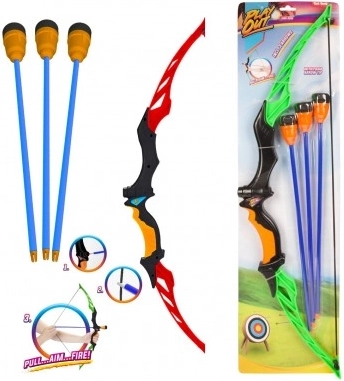 Arc din plastic 66 cm cu săgeți