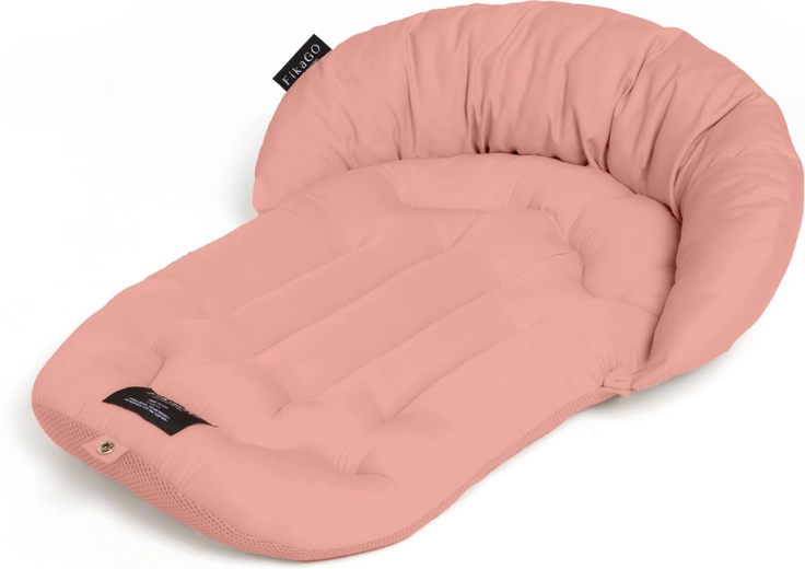 FikaGo saltea moale căptușită cu pernuță Mushroom Pink, mărimea L