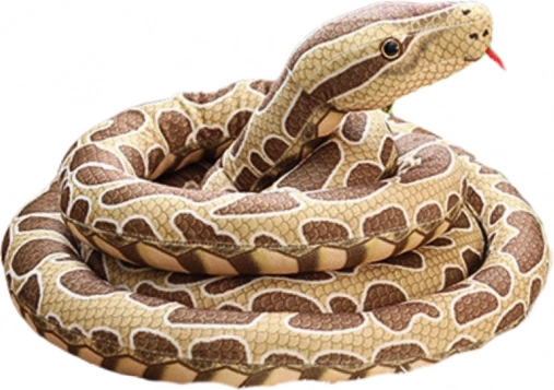 Șarpe de pluș maro 400 cm