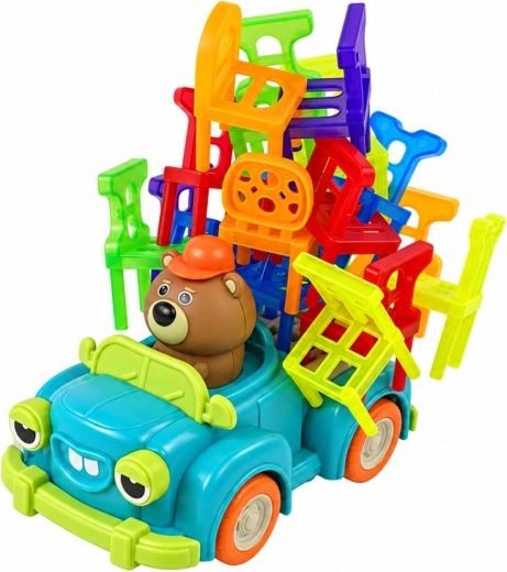 Construcție captivantă pe o bază mobilă