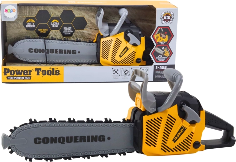 jucărie pentru copii drujbă cu lumini și sunete