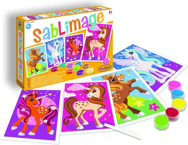 Sentosphere Sablimage mini imagini cu nisip cu unicorni