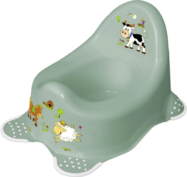 Oliță pentru copii „Funny Farm”, Verde