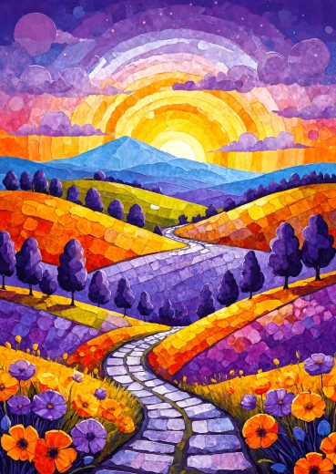 Puzzle Enjoy Calea spre lumină, 1000 de piese