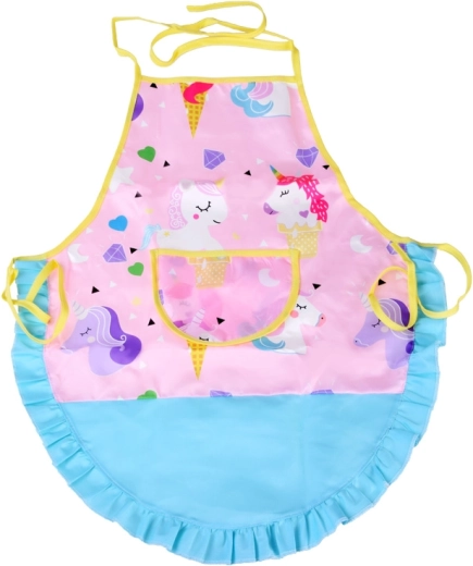 Șorț drăgălaș cu unicorn și buzunar practic