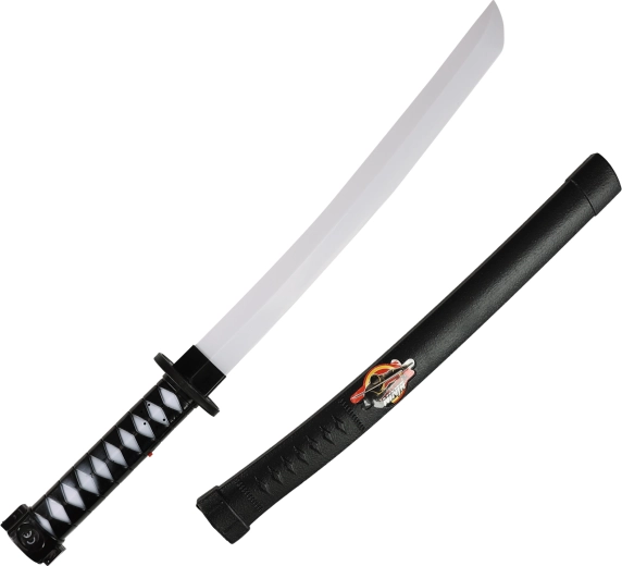 Sabie ninja de samurai pentru copii, cu lumină și sunet, 56 cm