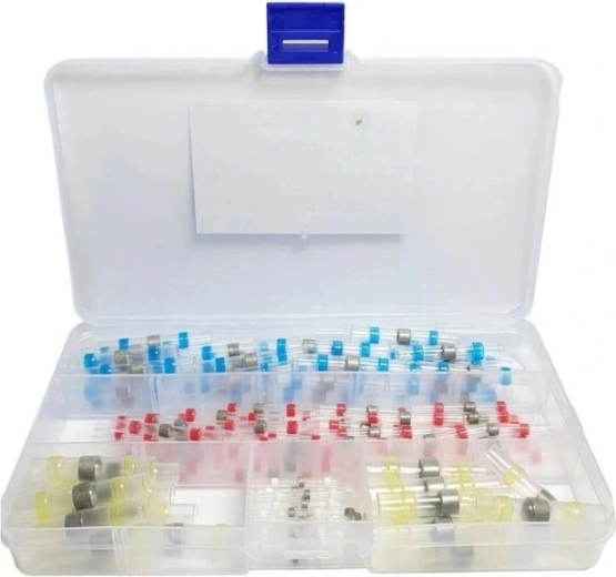 Mufe de lipire termocontractabile cu staniu – set 117 buc. (ambalaj deteriorat)