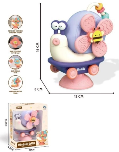 Melc interactiv educativ cu elice pentru copii 0+