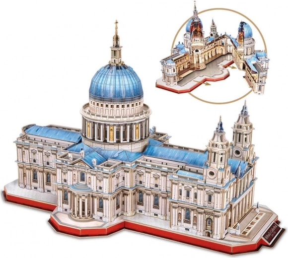 Puzzle 3D Catedrala Sfântul Paul de la CubicFun, 643 piese