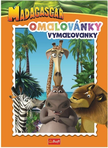 Carte de colorat Madagascar 20 × 27,3 cm, 24 pagini