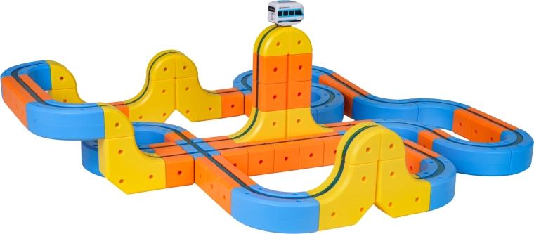 Magneți în pistă și în trenuleț