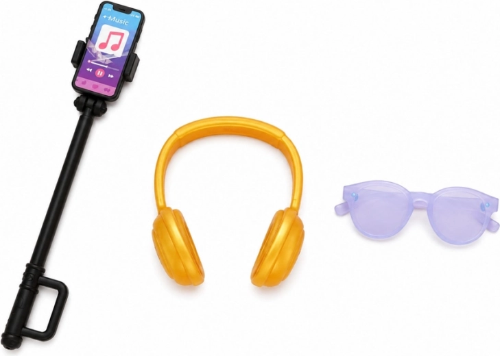 Accesorii stilate: ochelari și căști