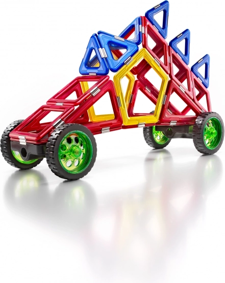 Set de construcție magnetică GEOSMART Roboracer – 36 piese