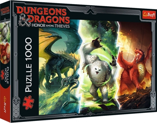 Puzzle 1000 piese Monștri legendari din FAERÛN – DUNGEONS & DRAGONS