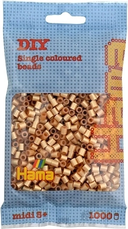 Mărgele de călcat Hama Midi aurii 1000 buc.