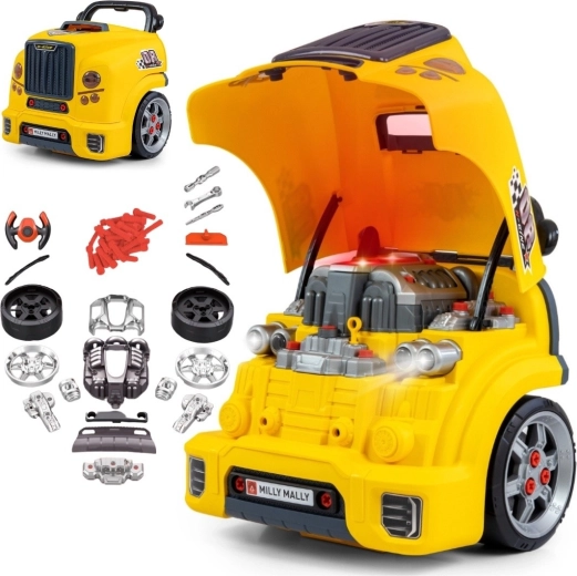 Milly Mally N-gine motor și atelier demontabile – galben