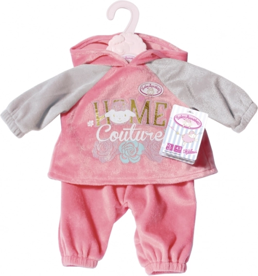 Baby Annabell ținută sport roz-gri pentru păpuși