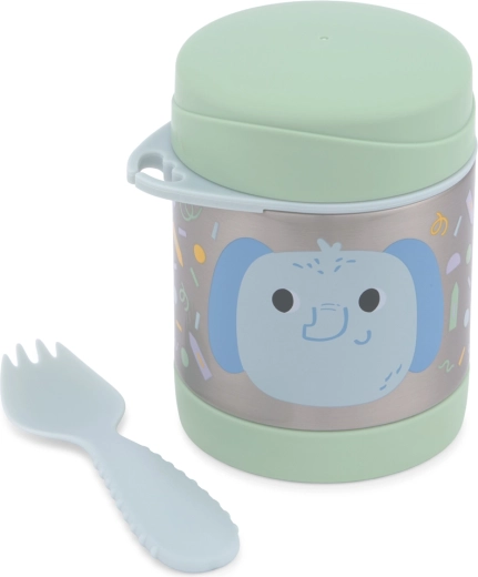Skip Hop termos pentru mâncare cu spork Besties Squad elefant