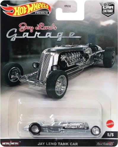 Hot Wheels Jay Leno Tank Car model metalic 1:64