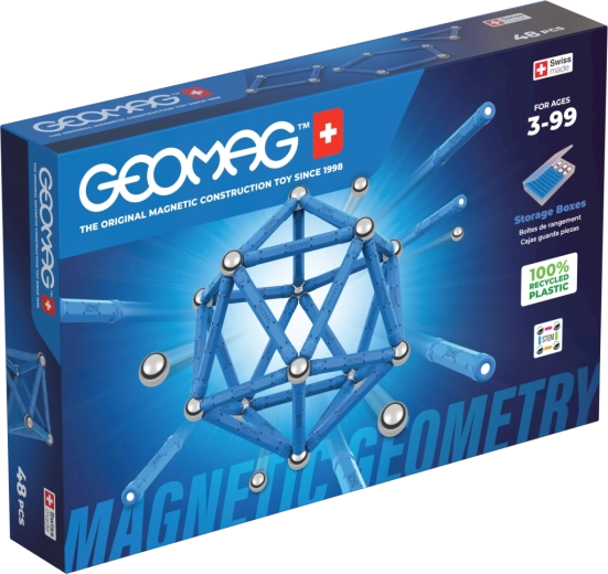 Set magnetic de construcție Geomag Geometry 48 piese