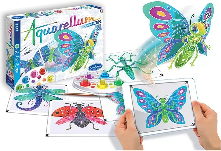 Sentosphere set creativ cu acuarele – insecte