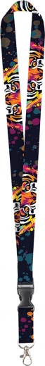 Lanyard de gât cu motiv de tigru