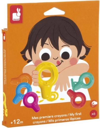 Janod Colorino primele creioane cerate (6 buc.)