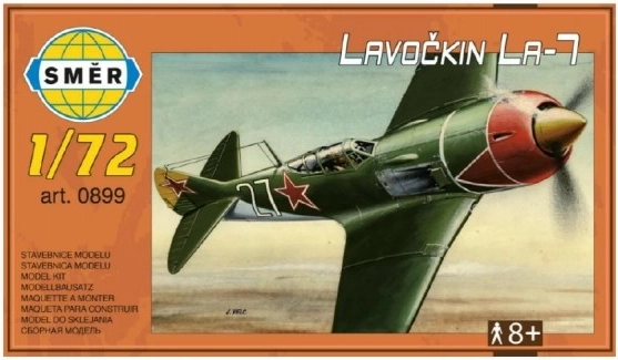 Model de avion Lavocikin La-7 la scară 1:72