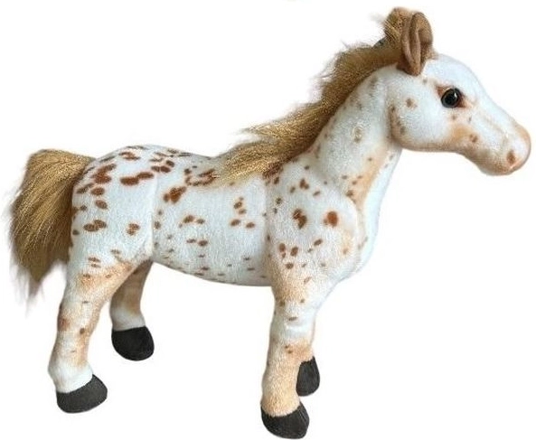 Cal de pluș tărcat 35 cm