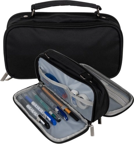 Penar școlar extensibil cu două compartimente Maaleo – negru