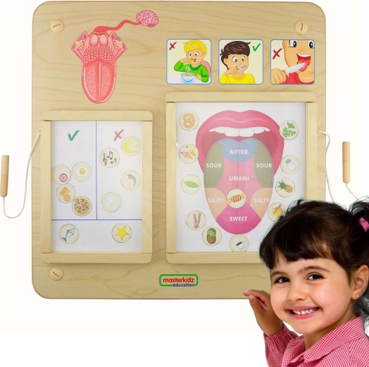 Placă educațională Montessori Masterkidz Gust