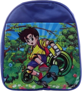 Rucsac băiat pe skateboard