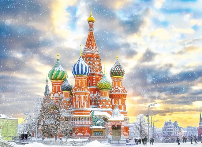 EUROGRAPHICS Puzzle Catedrala Sfântul Vasile Fericitul, Moscova 1000 piese