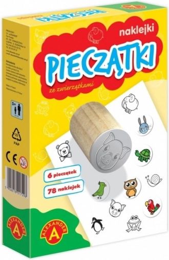 Ștampile și autocolante mici cu animale